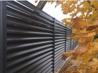 Забор-жалюзи металлический