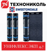 Унифлекс ЭКП (полиэстер)  4,7 сланец серый (10 м2) 