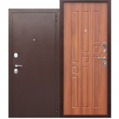 Дверь входная металлическая GARDA 60 мм, медный антик